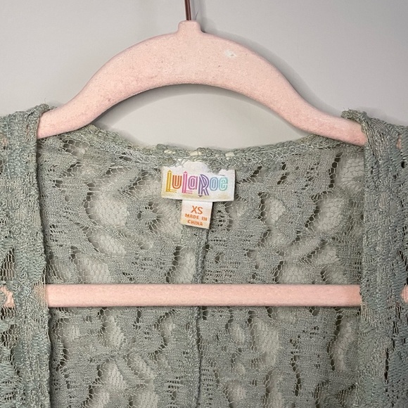 Lace Lularoe Joy Longline Vest - Picture 3 of 9